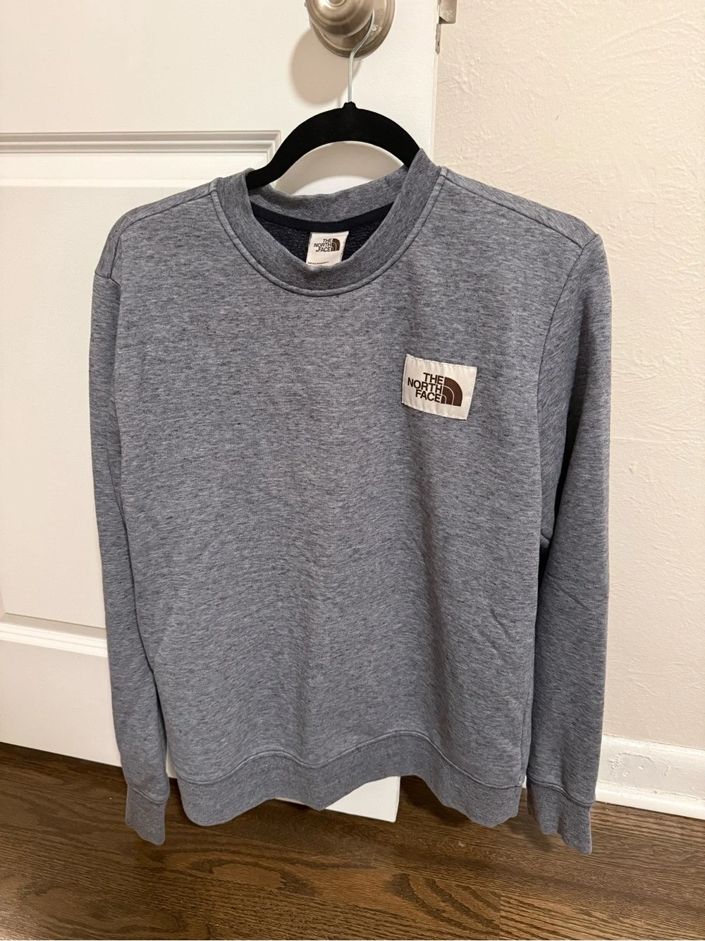 The North Face Crewneck Sweatshirt - Heather Gray Blue